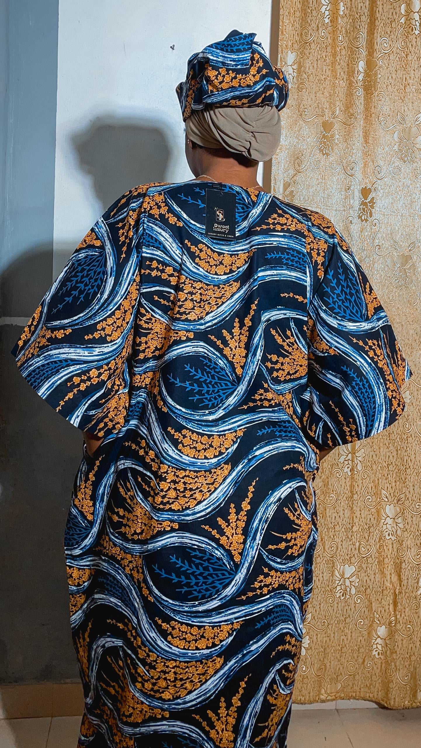 Midnight Heritage Boubou 🖤✨