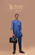 Royal Blue Elegance Kaftan