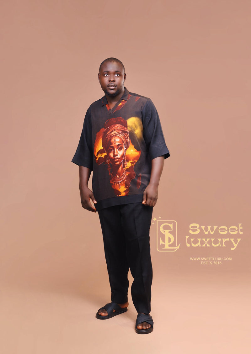 Griot’s Tale Black Graphic T-Shirt